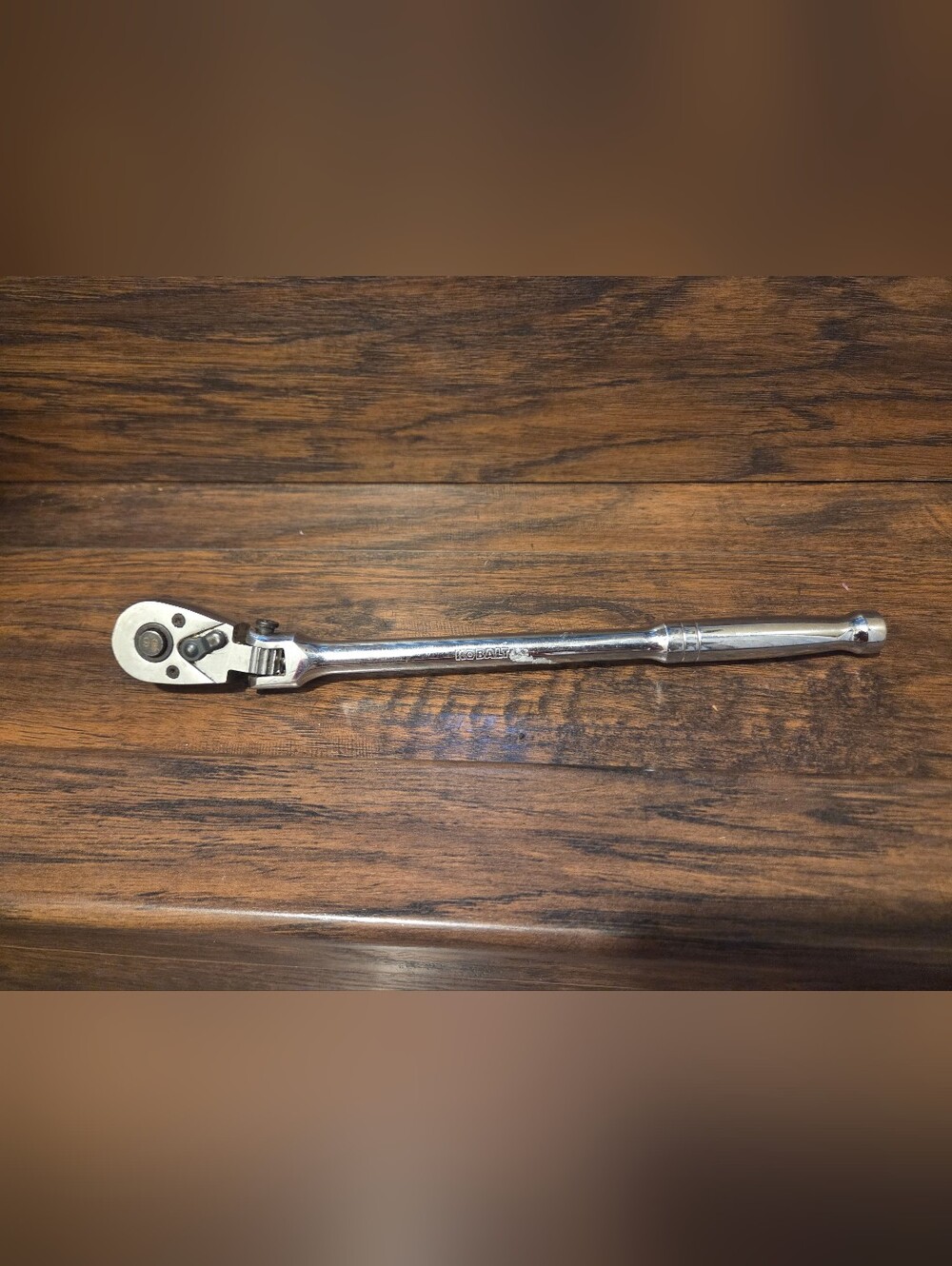 Kobalt 337304 3/8 Drive Flex Head Ratchet Quick Release Hand Tools